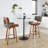 Laurenzio Swivel Upholstered Counter Stool-90954850
