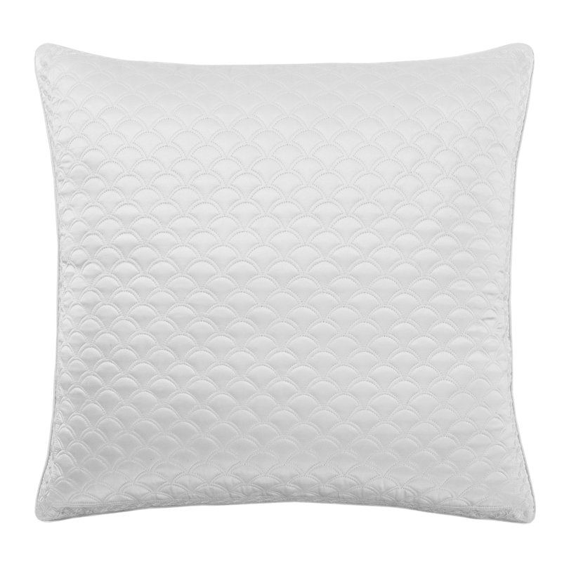 Taie décorative Lyndon, Blanc, Euro