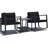 Anajulia 2 - Person Patio Conversation Set with Cushions