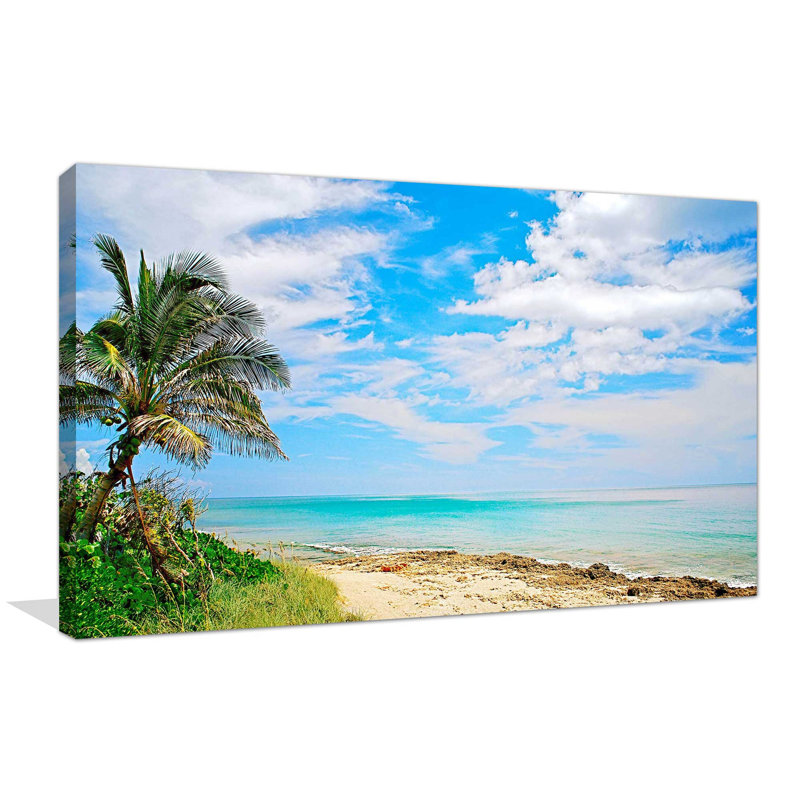 «Paradise», reproduction de photo, H 18 po x l 30 po x P 1 po, Toile tendue