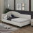 L-Shaped Linen Daybed, With Solid Wood Legs-2119773447-2119773450