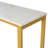Quintavia Modern Metal Bar Table with Bottle and Stemware Storage-917573660