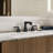 Matte Black Widespread Bathroom Faucet, Waterfall Bathroom Faucets For Sink 3 Hole, 2-Handles Modern Vanity Faucet With Pop Up Drain Assembly And Lead-Free Supply Hose,8-Inch-121292062