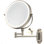 Miroir de maquillage mural 9 po, miroir de grossissement 1X / 10X à double face rechargeable 4000Mah avec lumière, 3 lumières colorées, à intensité variable, miroir de maquillage mural à rotation prolongée sur 360 degrés