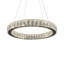 Lustre ovale en cristal 24 po à DEL