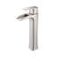 Robinet de salle de bain cascade à un trou Blossom - Robinet de lavabo à poignée simple en laiton massif - F01305 01-26760274