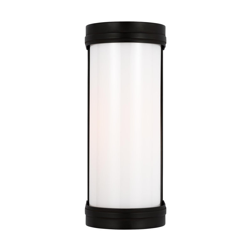 Ifran Aged Iron 12" Dimmable Outdoor Bath Sconce