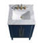 25'' W Single Marble Vanity Top