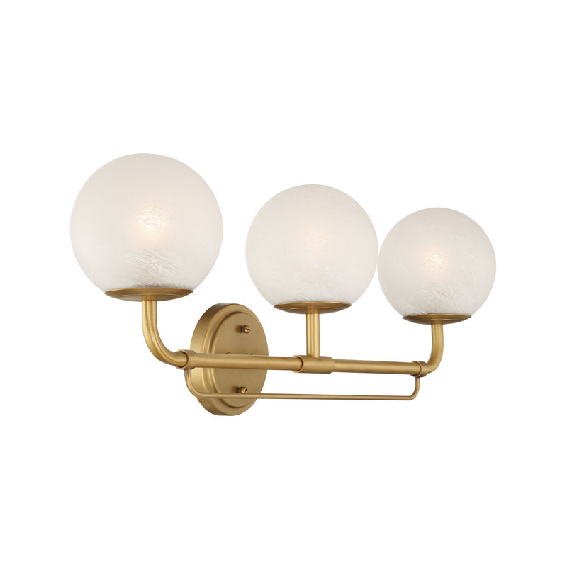Whitehall 28-inch 3-Light Vanity, Brass