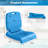 2PCS Poolside Chairs for Edge of Pool Foldable Outdoor Pool Chair Blue-1165678900