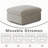 Simple Modular Sofa Down Linen Adjustable Backrest with Storage Space