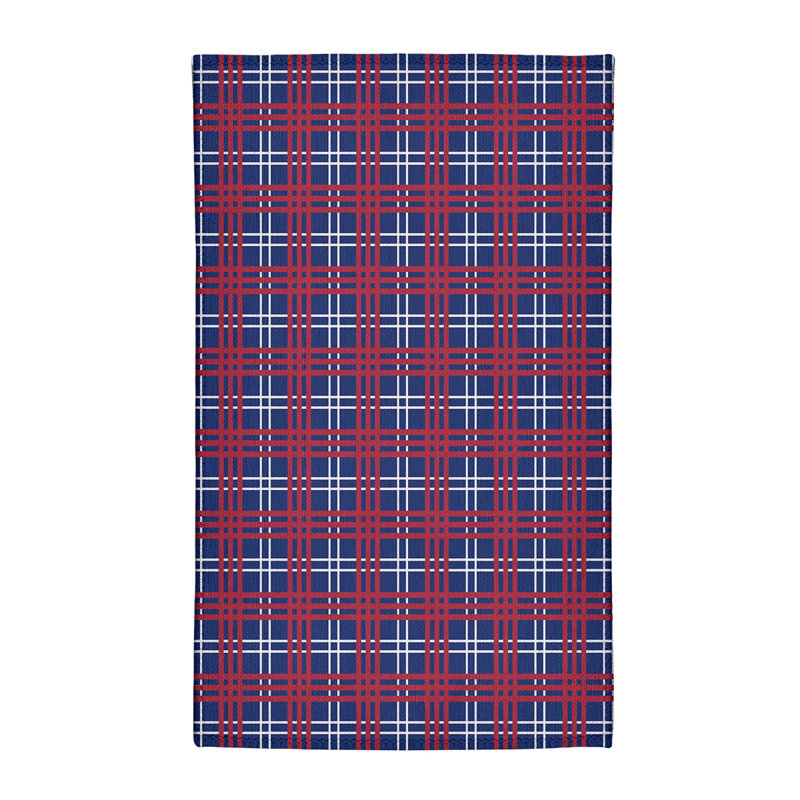 Tapis à carreaux bleu, Rectangle 2 pi x 3 pi
