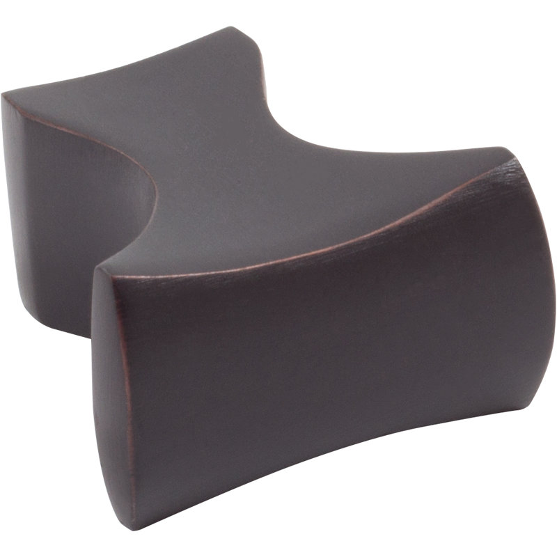 Poignée rectangulaire Curtiss, Bronze vintage