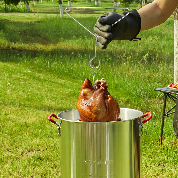 Gas One Turkey Frying Set Includes Burner, Stockpot, Steamer