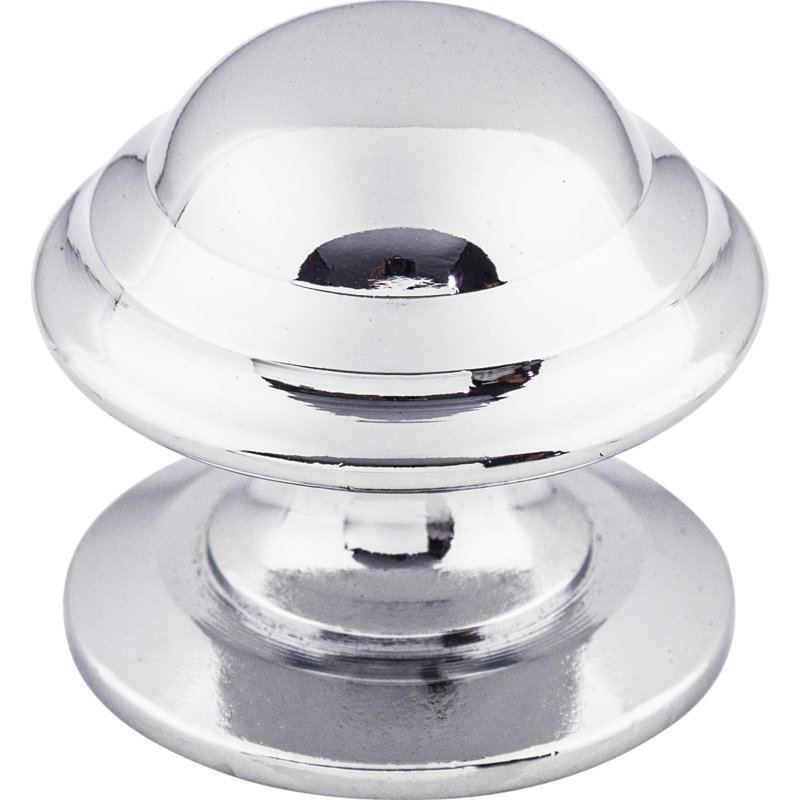 Empress 1 3/8" Diameter Round Knob, Polished Chrome