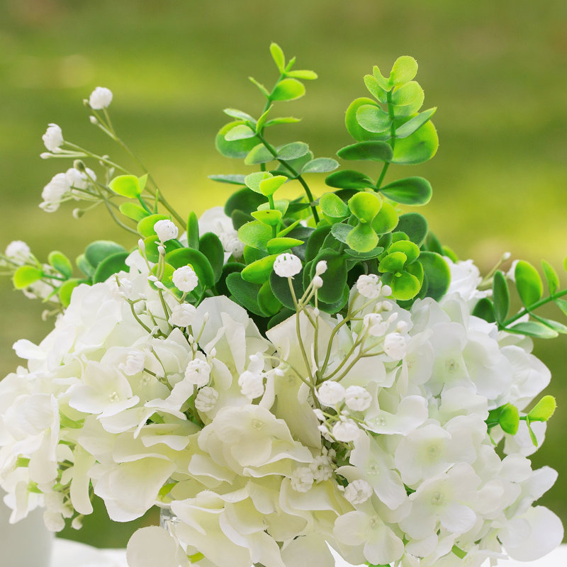 Faux Silk Mixed Arrangement in Vase