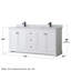 Ensemble de meuble-lavabo double 72 po Avery-41604567-80213068