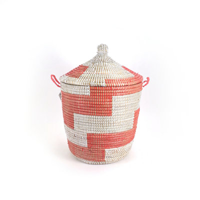 Senegalese Hand Woven Seagrass Laundry Hamper