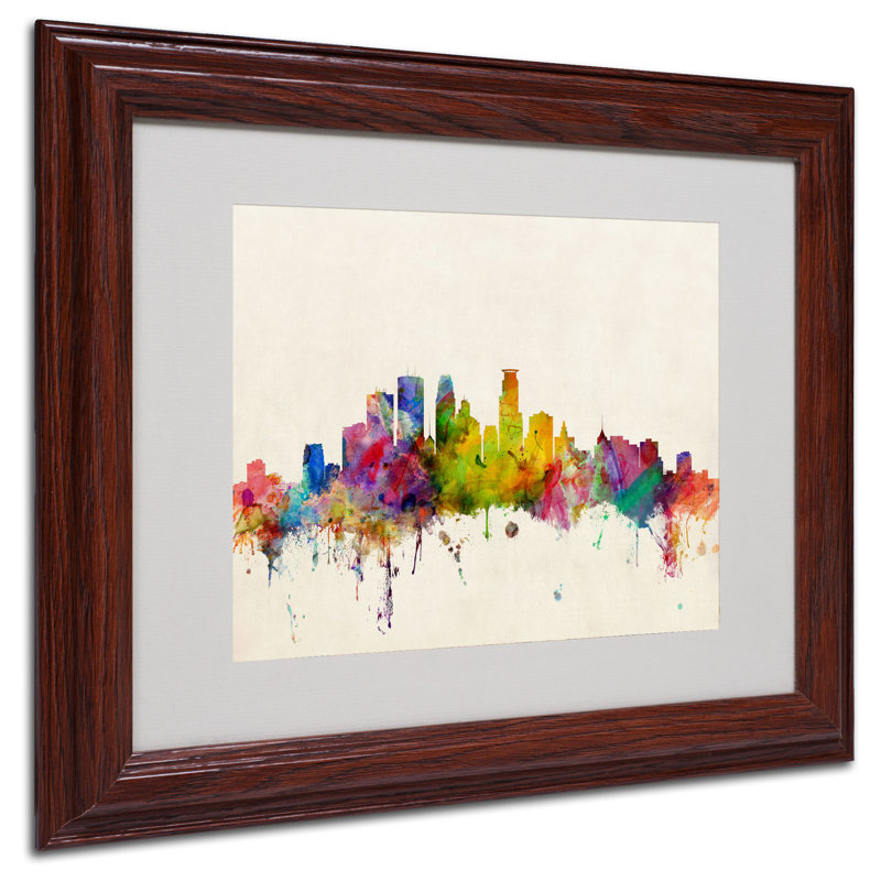 Modern & Contemporary, 11" H x 14" W x 0.5" D, Brown