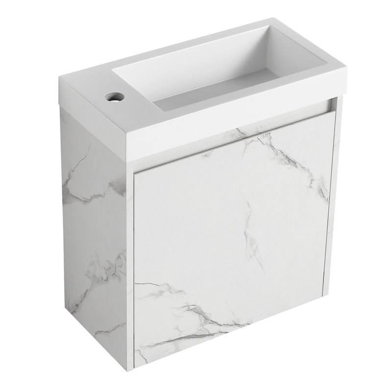 Meuble-lavabo flottant mural
