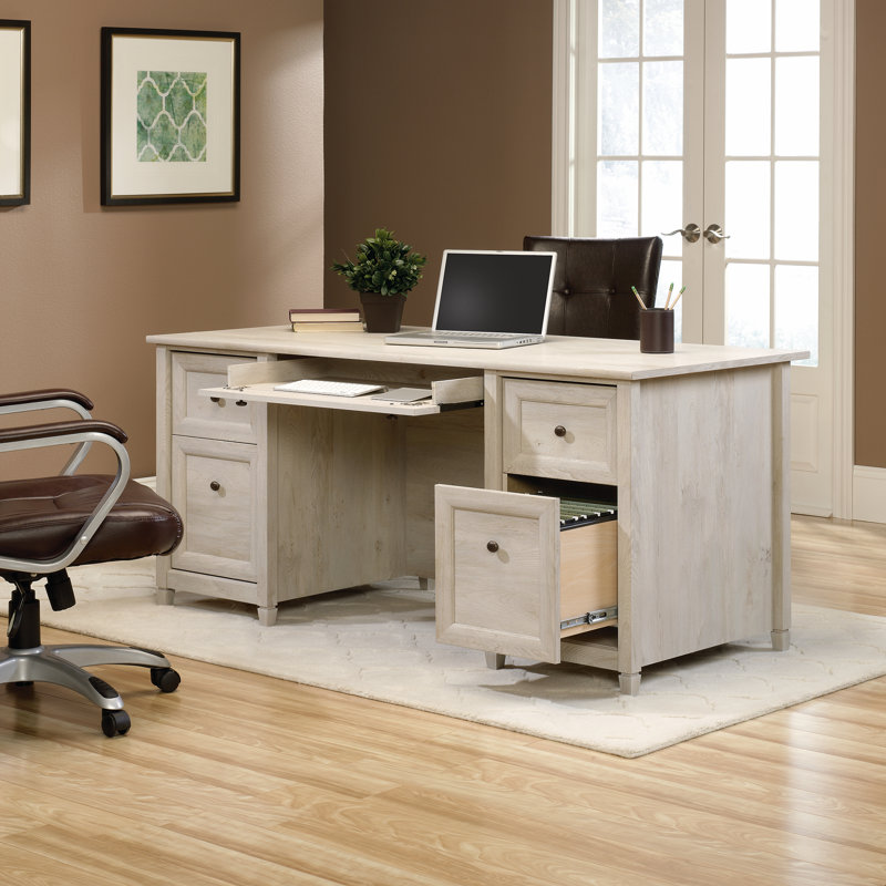 Executive Desk, Chalked Chestnut
