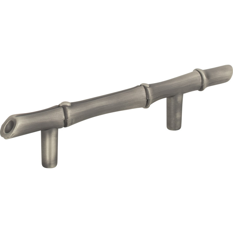 Bamboo 3" Center to Center Bar Pull, Pewter