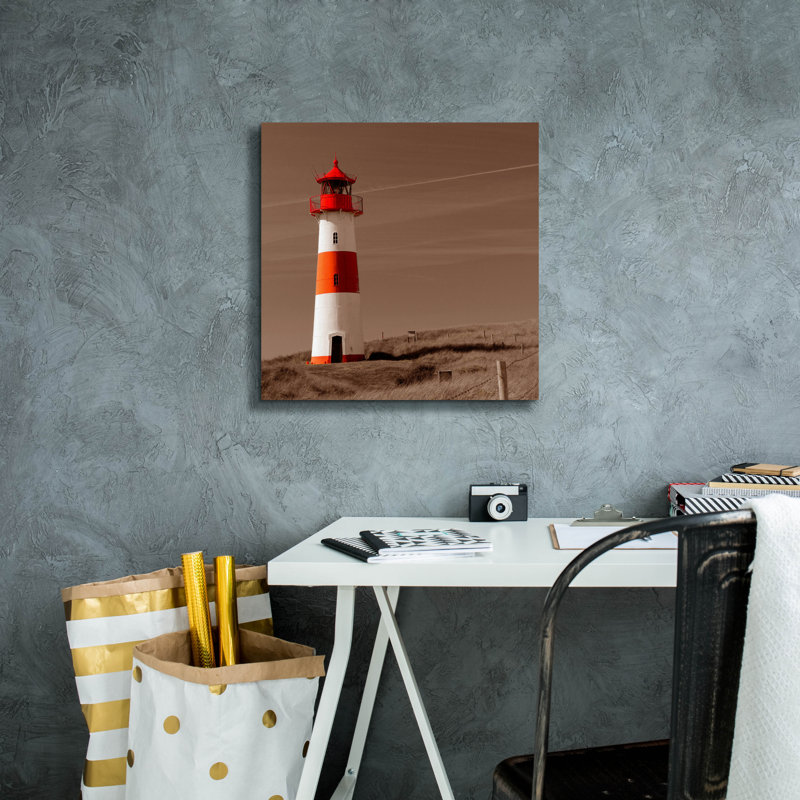 "Phare" par Photoinc Studio, art mural sur toile, H 18 po x l 18 po x P 0,75 po