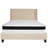 Aluino Tufted Upholstered Platform Bed w/ Memory Foam Pocket Spring Mattress-262001768-262001769