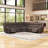 Mamata Classic and Overstuffed Soft Faux Leather Manual Reclining Corner Sectional-94320391-121423344