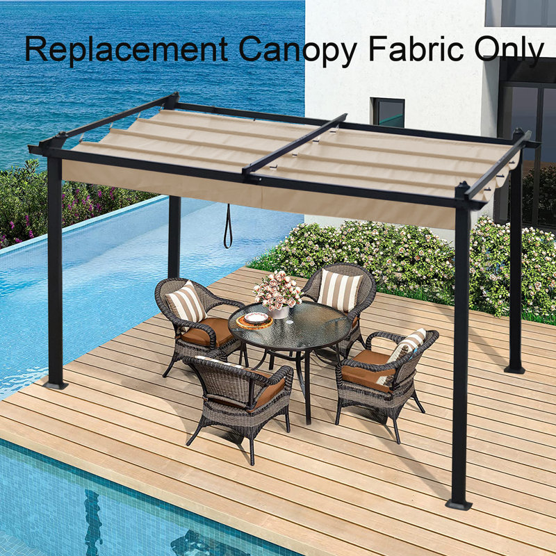 Pergola rétractable pour terrasse 13 x 10 pi
