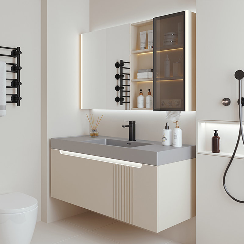 Light luxury simple style bathroom cabinet