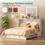 Grand lit escamotable avec matelas de rangement inclus-116562269