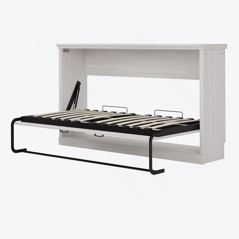 Lit escamotable horizontal simple, lit escamotable mural, armoire pliante, meuble peu encombrant