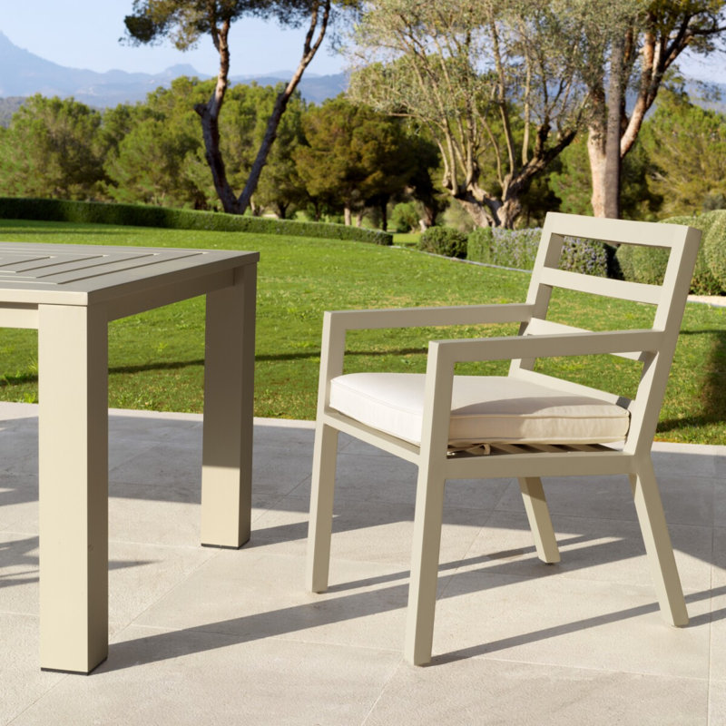 Delta Outdoor Dining Armchair, Sand