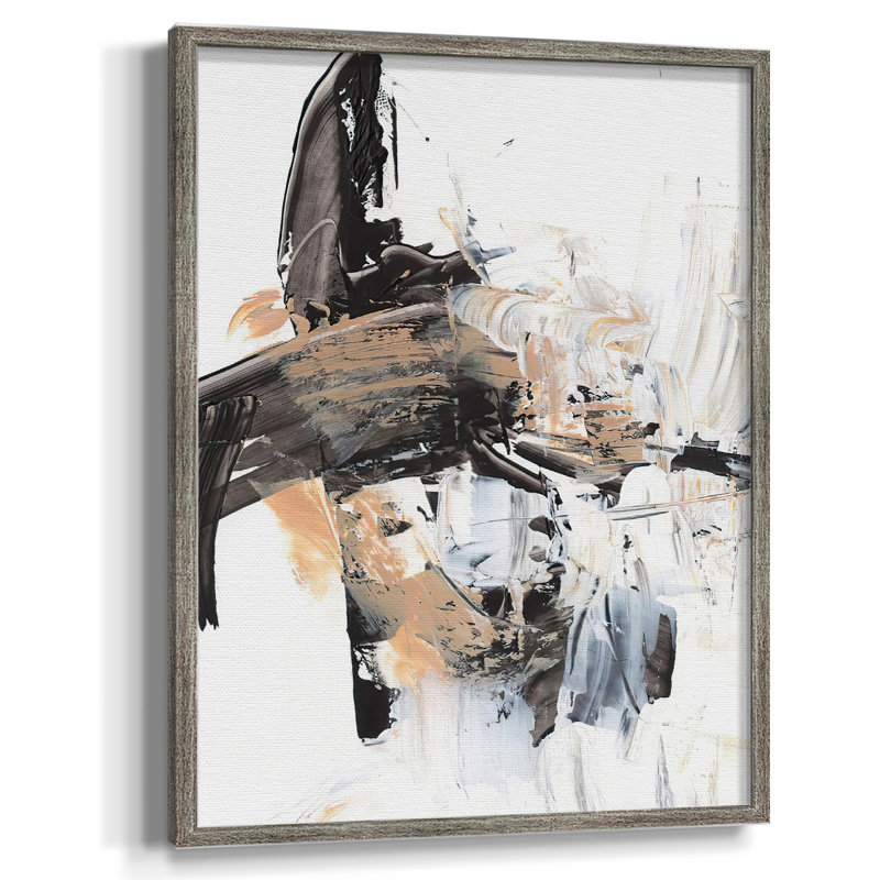Ruckus I Framed Print - Solid Wood, 11" H x 9" W