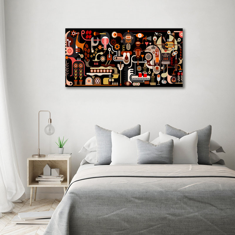Coffee Production - Wrapped Canvas Print