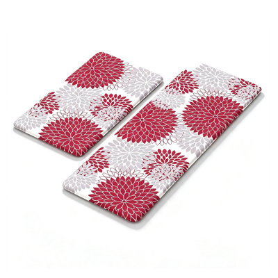 2 tapis de cuisine de ferme anti-fatigue 2 PCS, tapis de cuisine imperméables et antidérapants pour la cuisine,