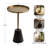 Lodia Round Wood and Metal End Table-887554128-887554135