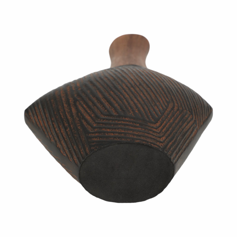 Kenai Handmade Wood Table Vase, 12"H x 9"W x 5"D