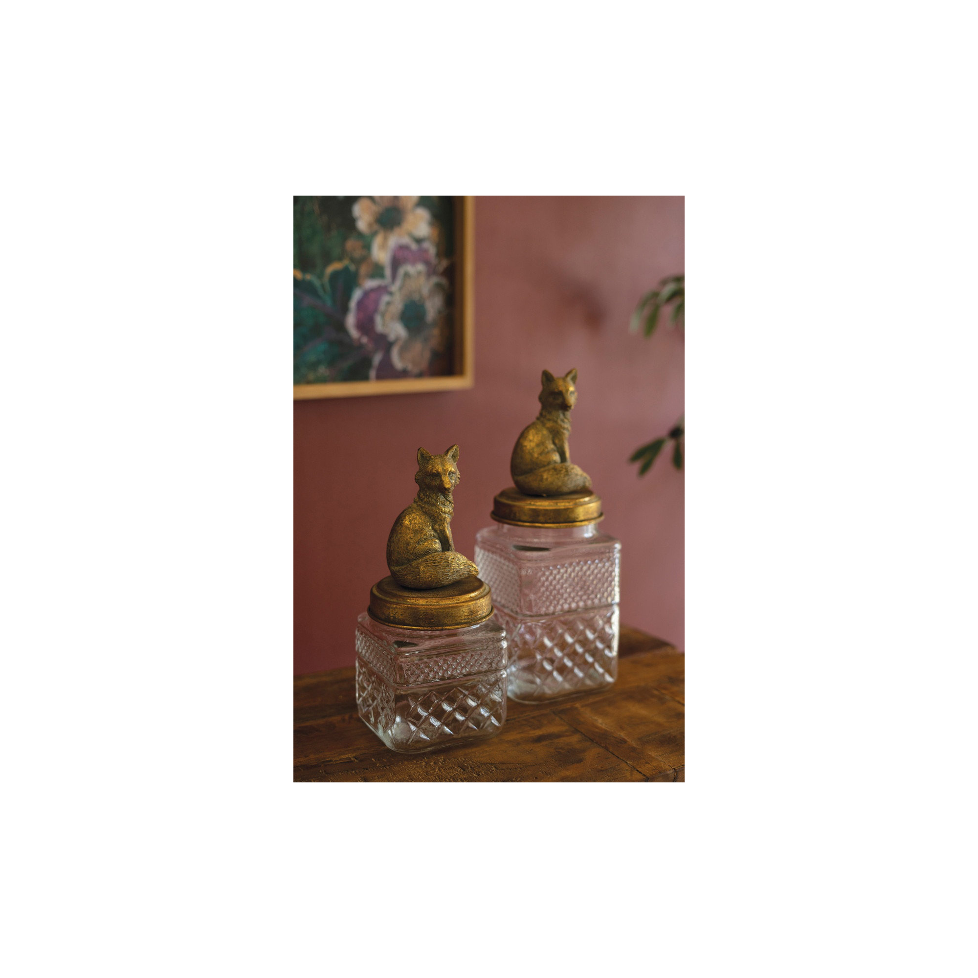  Set of Two Fox Canisters
