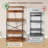 Rustic Kitchen Bakers Rack With Power Outlets For Small Spaces (Space-Saving Style)