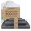 Ensemble de draps 100% coton 500 fils Threadmill-130623374-130623375