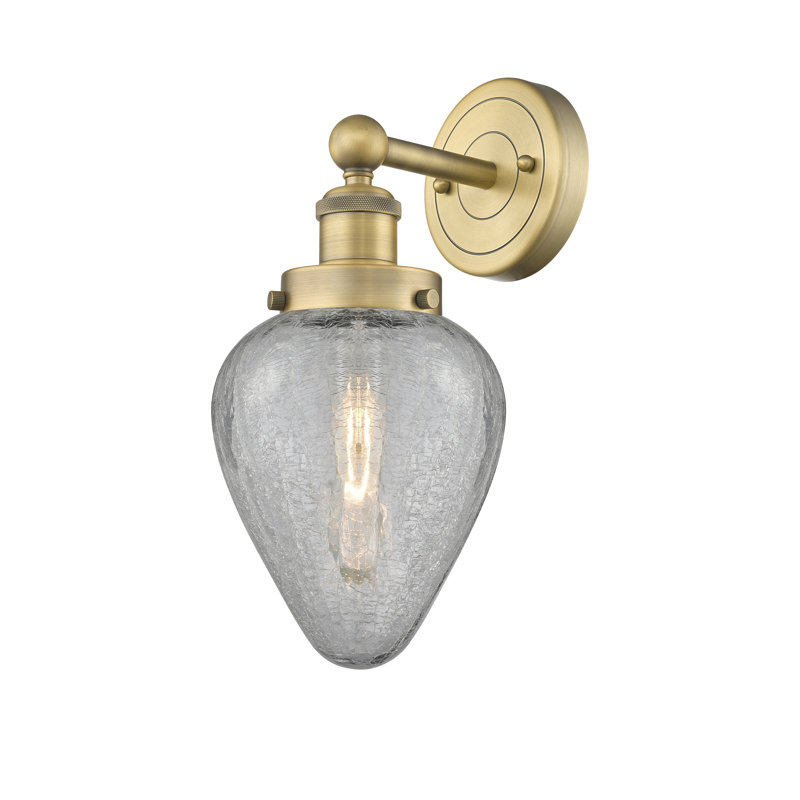 Carbonville Armed Sconce, Brushed Brass
