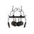Elana Metal Handcrafted Rectangle Hanging Pot Rack