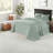 Comfortable Cotton Seafoam Bedding Sets, Reversible Design For Home Use