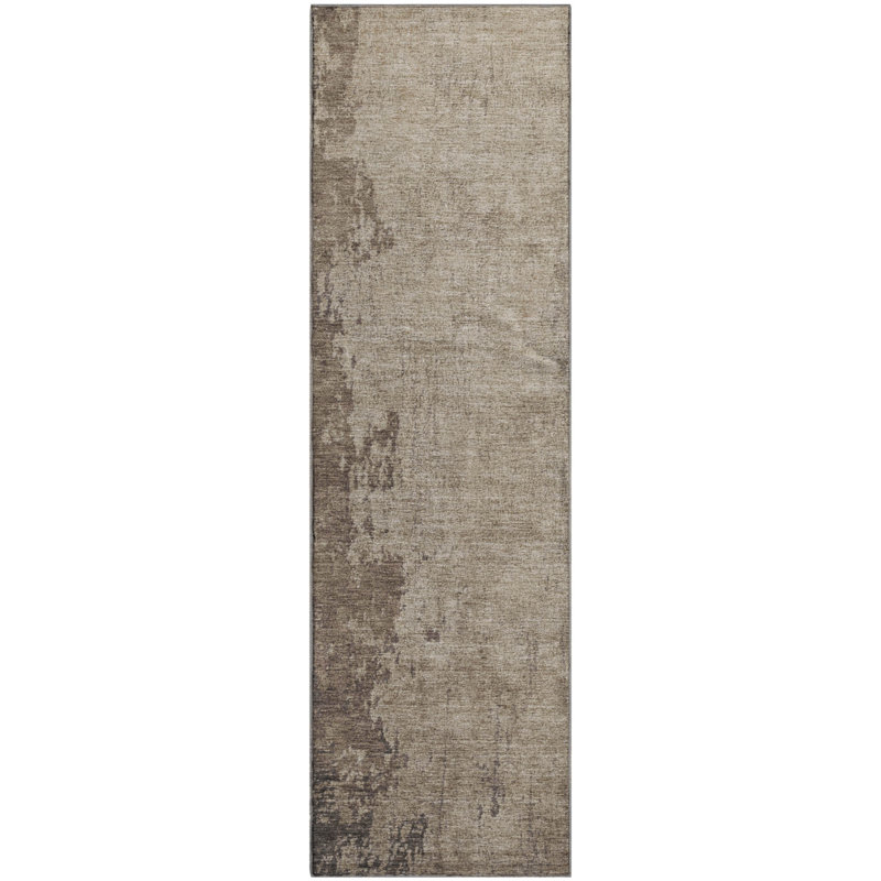 Premium Machine Washable Woodall AMF1912 Abstract Rug, Runner 2'3" x 7'6"
