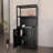 Black Bamboo Storage Cabinet