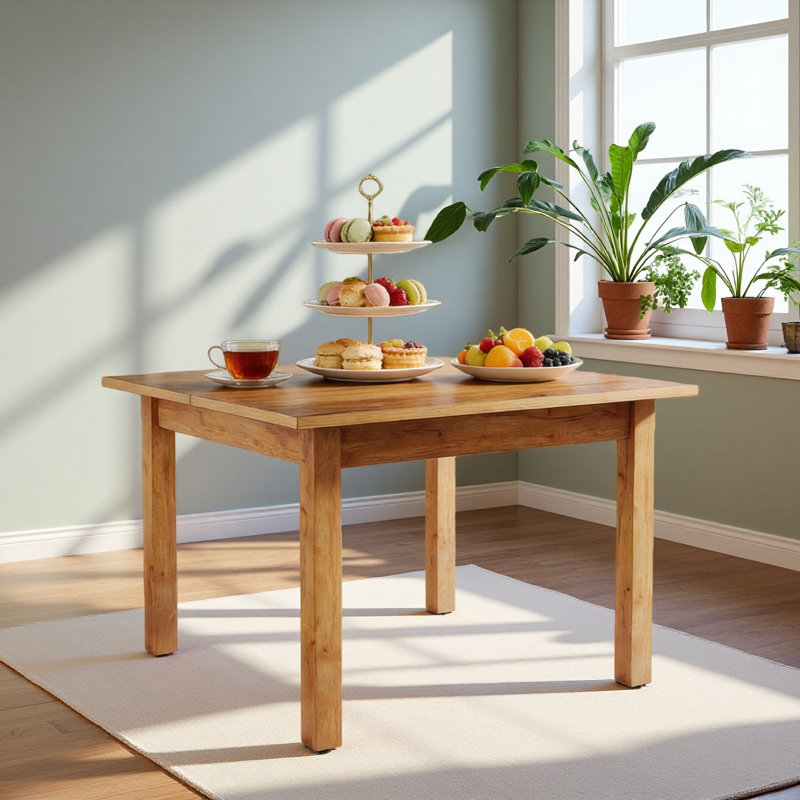 Table basse, table de cuisine de style nordique, table de salle à manger carrée