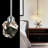 Gopesh 1 - Light Crystal Geometric Integrated LED Kitchen Island Pendant-1564812253