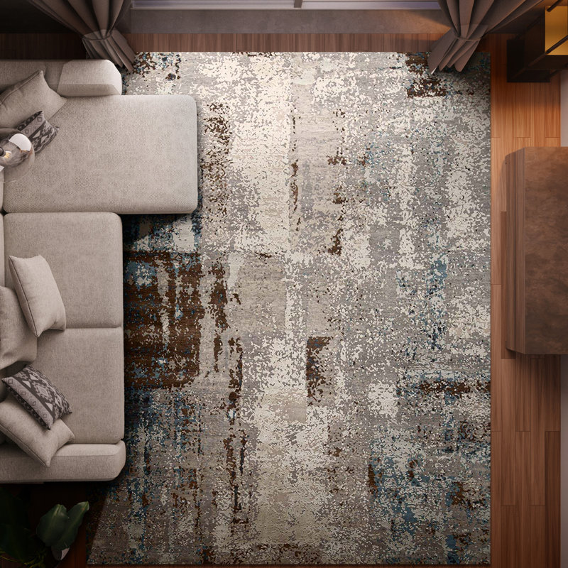 CANSG7008GYBL Area Rug, Rectangle 9' x 12'